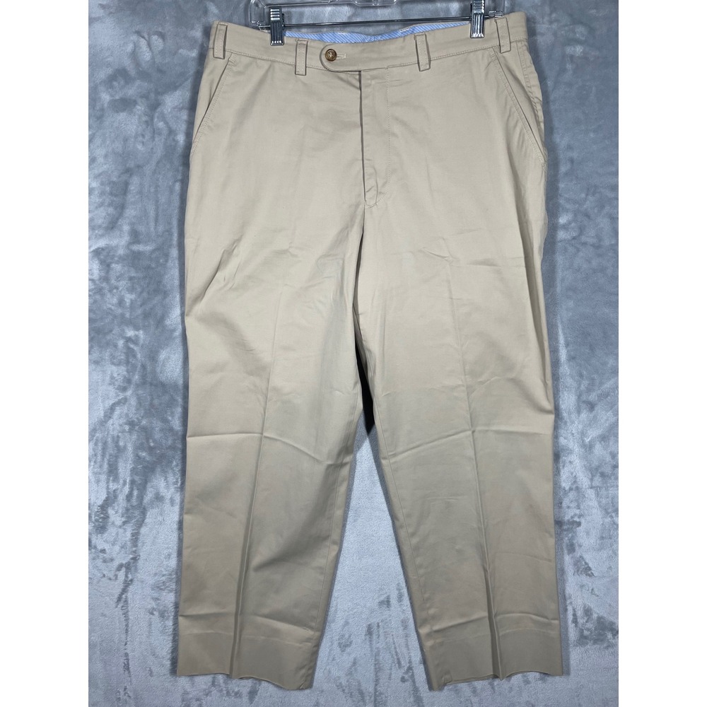 Hiltl The Ultimate Trouser Mens 36/28 Tan Khaki Cotton Stretch Chino Pants 28 In